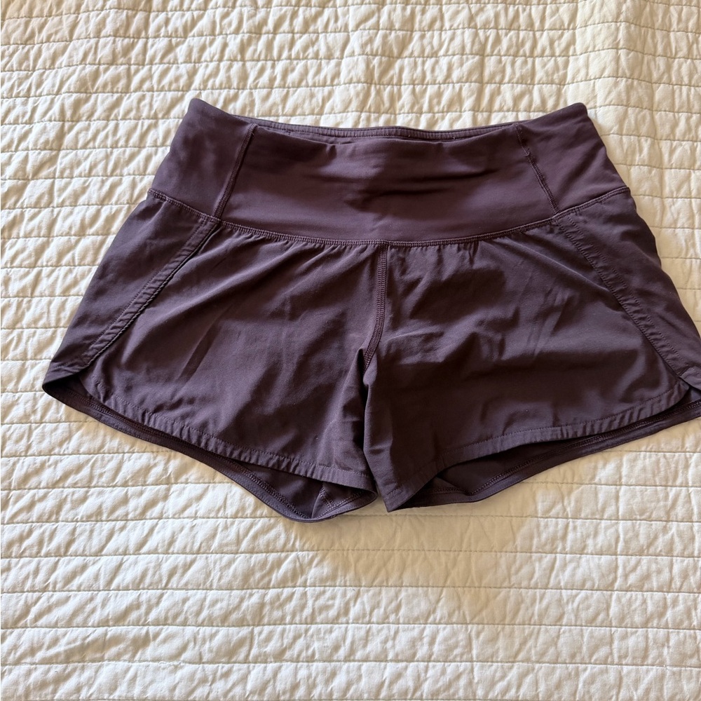 lululemon athletica Women's Plum High-Rise Athletic Shorts